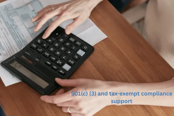 501(c) (3) and tax-exempt compliance support